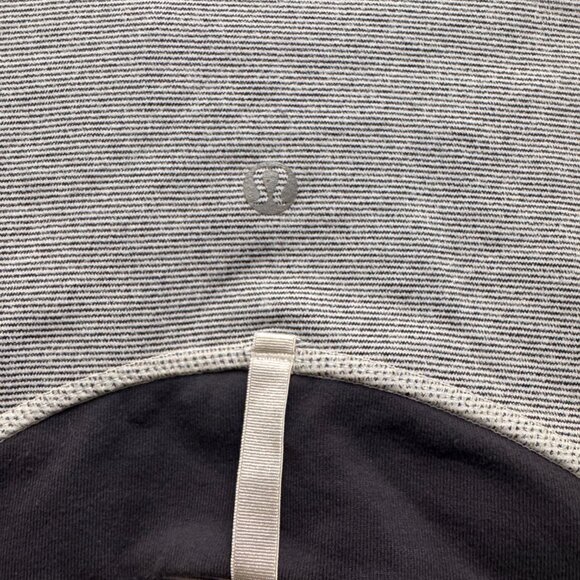 Lululemon Define Jacket pinstripes White Black sz 8 - Picture 6 of 11